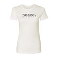 adult graphic tee | peace womens